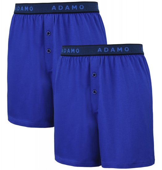 Adamo Jonas Boxershorts Royal Blue 2-pack - Underkläder & Badkläder - Stora underkläder för män