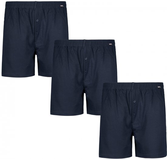 Adamo James Boxershorts 3-pack Navy - Underkläder & Badkläder - Stora underkläder - 2XL-8XL
