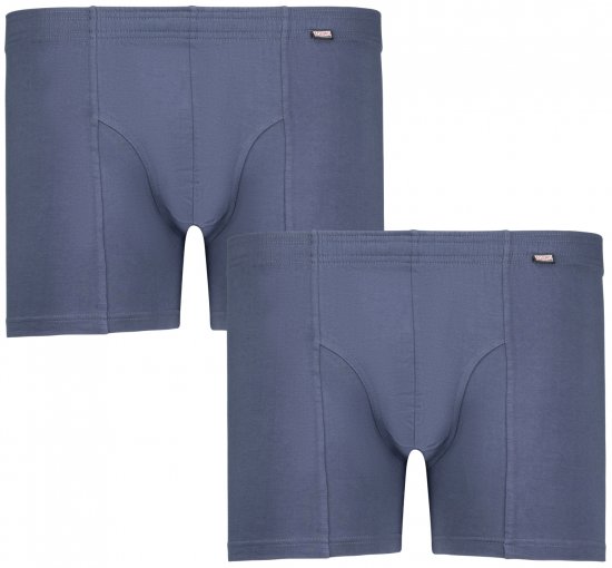 Adamo Jack Boxer shorts 2-pack Denim Blue - Underkläder & Badkläder - Stora underkläder för män