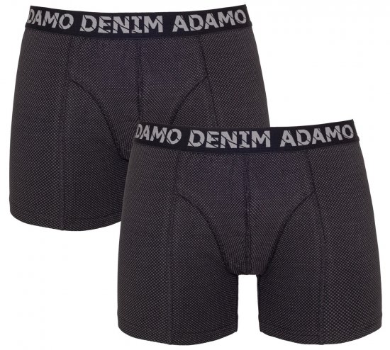 Adamo Julian Maxi Boxers Black 2-pack - Underkläder & Badkläder - Stora underkläder - 2XL-8XL
