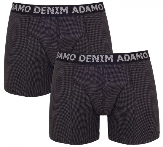 Adamo Julian Maxi Boxers Black 2-pack - Underkläder & badkläder - Stora underkläder för män