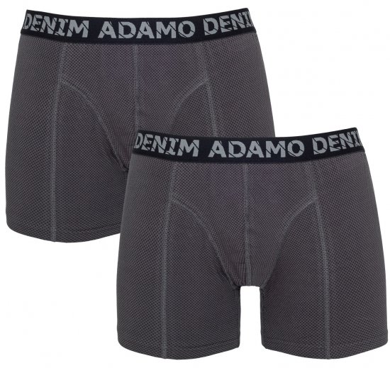 Adamo Julian Maxi Boxers Charcoal 2-pack - Underkläder & Badkläder - Stora underkläder - 2XL-8XL