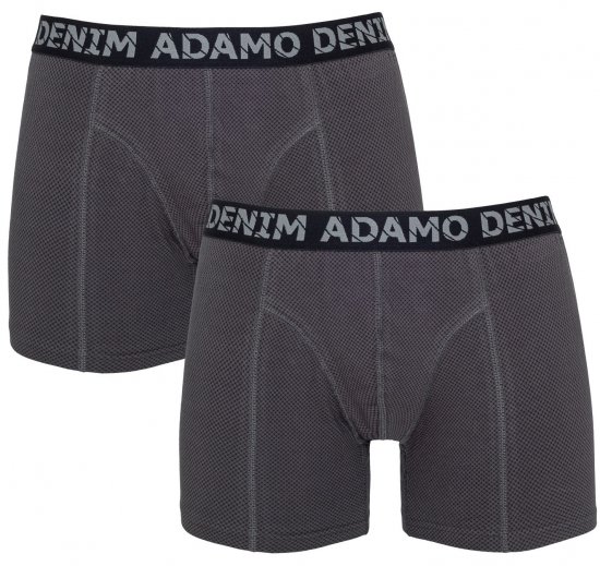 Adamo Julian Maxi Boxers Charcoal 2-pack - Underkläder & badkläder - Stora underkläder för män