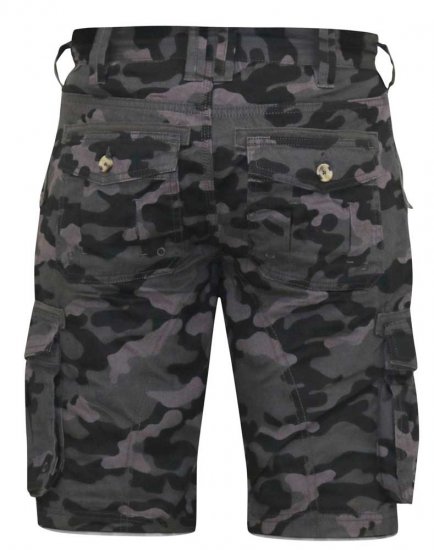 D555 ZAVIER Camo Cotton Cargo Shorts - Shorts - Stora shorts W40-W60