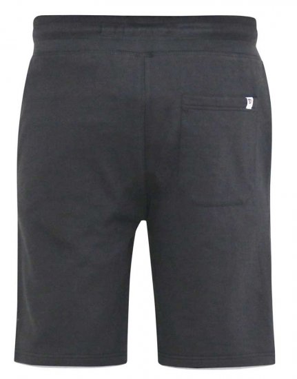 D555 STEFAN1 Elasticated Waist Loop Back Shorts Black - Mjukisbyxor och -shorts - Mjukisbyxor & Mjukisshorts 2XL-12XL