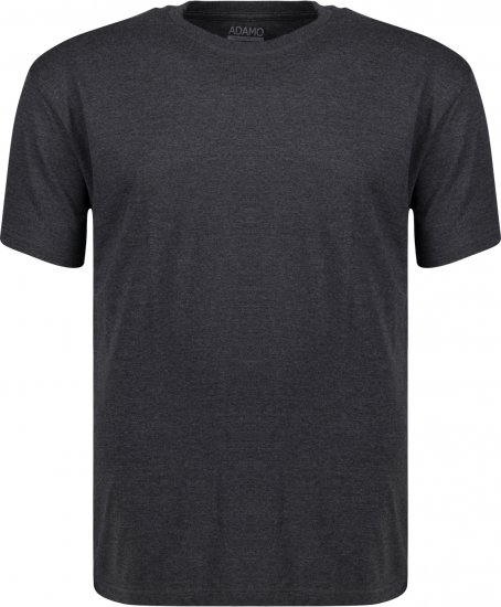 Adamo Kevin Regular fit T-shirt Charcoal - T-shirts - Stora T-shirts - 2XL-14XL
