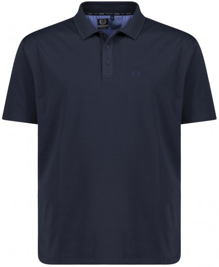 Adamo Picco Technical Sports Polo Navy - Träningskläder & friluft - Träningskläder till herr i stora storlekar