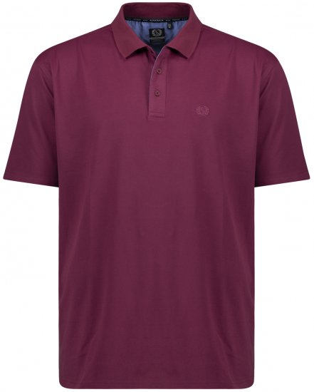 Adamo Picco Technical Sports Polo Blackberry - Pikétröjor - Stora pikétröjor - 2XL-8XL