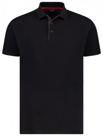 Adamo 139401 Pikétröja Svart - Pikétröjor - Stora pikétröjor - 2XL-8XL