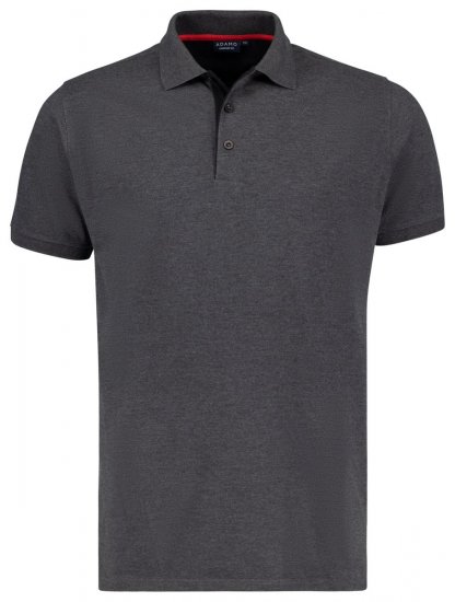 Adamo 139401 Pikétröja Mörkgråmelerad - Pikétröjor - Stora pikétröjor - 2XL-8XL
