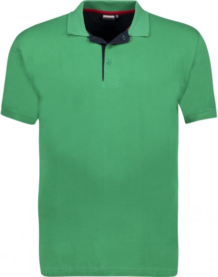 Adamo Pablo Comfort fit Polo shirt Green - Pikétröjor - Stora pikétröjor - 2XL-8XL