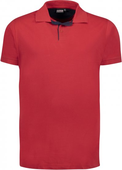 Adamo Pablo Comfort fit Polo Shirt Red - Pikétröjor - Stora pikétröjor - 2XL-8XL