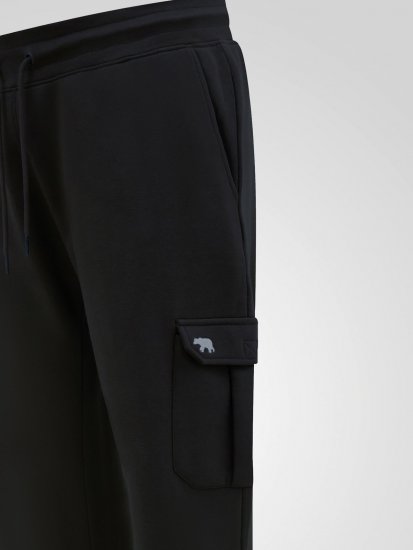 D555 Dexter 1 Cargo Jogger With Bear Embroidery Svart - Mjukisbyxor och -shorts - Mjukisbyxor & Mjukisshorts 2XL-12XL