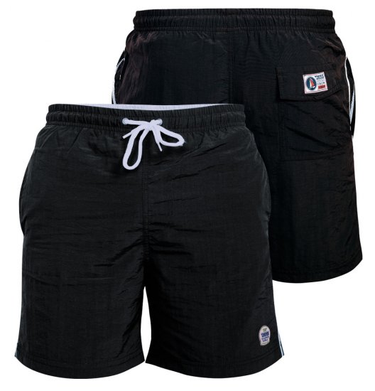 D555 Yarrow Swimshorts Black - Underkläder & badkläder - Stora underkläder för män