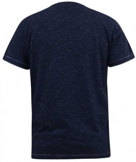 D555 DENNIS Official AC/DC Printed Crew Neck T-Shirt Navy Reno - T-shirts - Stora T-shirts - 2XL-14XL