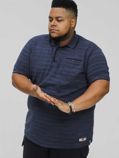 D555 FOXLEY Pique Reno Polo Navy - Pikétröjor - Stora pikétröjor - 2XL-8XL