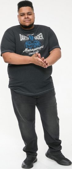 D555 SOLO Official Star Wars Management Consulting Printed T-Shirt Black Reno - T-shirts - Stora T-shirts - 2XL-14XL