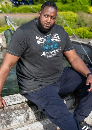 D555 SOLO Official Star Wars Management Consulting Printed T-Shirt Black Reno - T-shirts - Stora T-shirts - 2XL-14XL