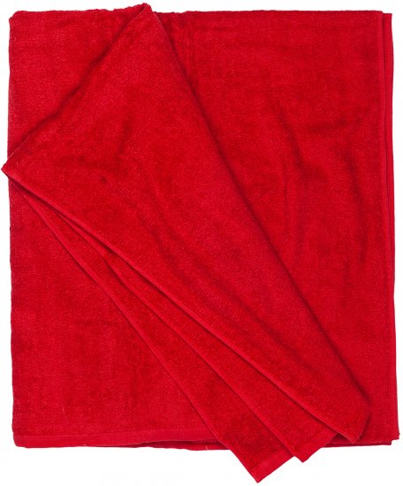 Adamo Helsinki XXL Towel Red - Underkläder & badkläder - Stora underkläder för män