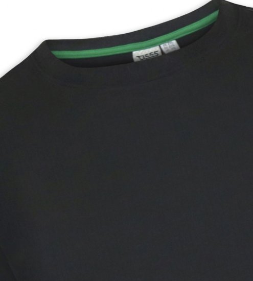 D555 Motherwell Thermal Short Sleeve T-Shirt Black - Underkläder & badkläder - Stora underkläder för män