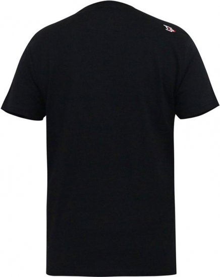 D555 MALCOM Snake And Roses Printed Crew Neck T-Shirt Black - T-shirts - Stora T-shirts - 2XL-14XL