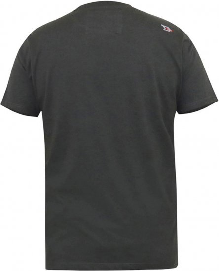 D555 JAIDEN Legends Guitar Printed Crew Neck T-Shirt Khaki - T-shirts - Stora T-shirts - 2XL-14XL