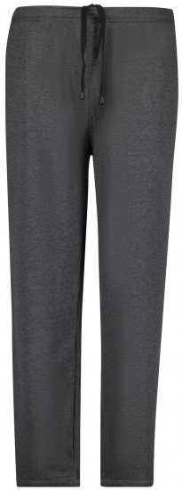 Adamo Athen Sweatpants with Open Hem Charcoal - Mjukisbyxor och -shorts - Mjukisbyxor & Mjukisshorts 2XL-12XL