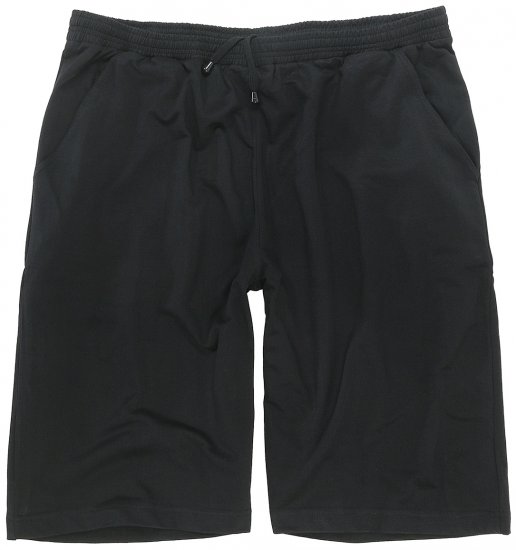 Adamo Athen Sweatshorts Black - Mjukisbyxor och -shorts - Mjukisbyxor & Mjukisshorts 2XL-12XL