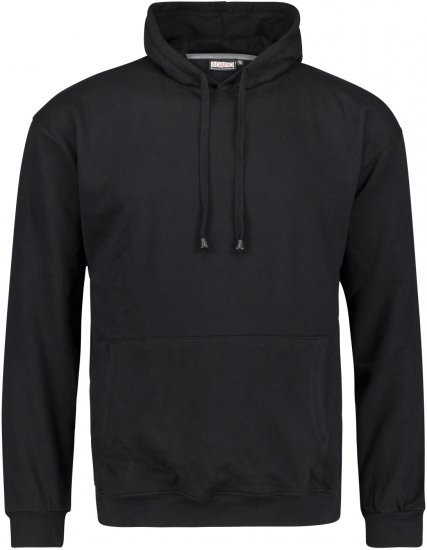 Adamo Athen Hoodie without Zipper Black - Tröjor & hoodies - Stora hoodies & tröjor - 2XL-14XL