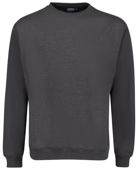 Adamo 159303 Sweatshirt Mörkgråmelerad - Tröjor & hoodies - Stora hoodies & tröjor - 2XL-14XL