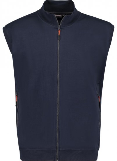 Adamo 159307 Sweatväst Mörkblå - Tröjor & hoodies - Stora hoodies & tröjor - 2XL-14XL