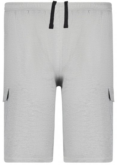 Adamo 159308 Cargoshorts Gråmelerad - Mjukisbyxor och -shorts - Mjukisbyxor & Mjukisshorts 2XL-12XL
