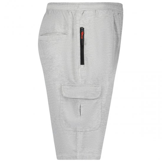 Adamo 159308 Cargoshorts Gråmelerad - Mjukisbyxor och -shorts - Mjukisbyxor & Mjukisshorts 2XL-12XL