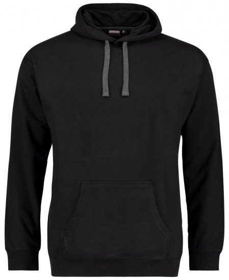 Adamo 159310 Hoodie Svart - Tröjor & hoodies - Stora hoodies & tröjor - 2XL-14XL
