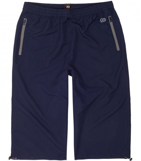 Adamo Oskar Capri Shorts Navy - Mjukisbyxor och -shorts - Mjukisbyxor & Mjukisshorts 2XL-12XL