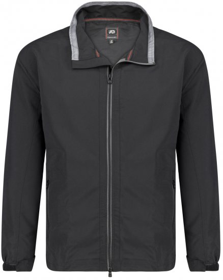 Adamo Oswin Lightweight Fitness Jacket Black - Träningskläder & friluft - Träningskläder till herr i stora storlekar
