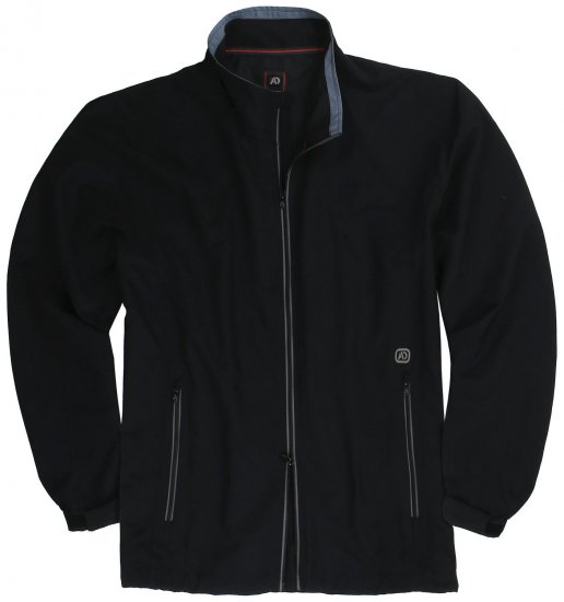 Adamo Oswin Lightweight Fitness Jacket Black - Träningskläder & friluft - Träningskläder till herr i stora storlekar
