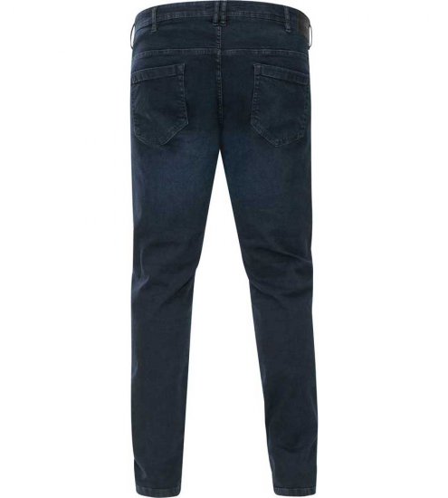 D555 Daniel Tapered Fit Stretch Jeans Blue/Black Wash - Jeans & byxor - Stora Jeans och Stora Byxor