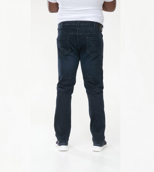 D555 Daniel Tapered Fit Stretch Jeans Blue/Black Wash - Jeans & byxor - Stora Jeans och Stora Byxor