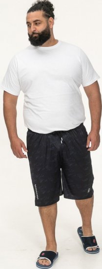 D555 Woking Dry Wear Fully Elasticated Polyester Shorts Navy - Träningskläder & friluft - Träningskläder till herr i stora storlekar