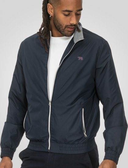 D555 Ealing Lightweight Zip Through Jacket With Zip Pockets Navy - Jackor - Stora jackor - 2XL-12XL