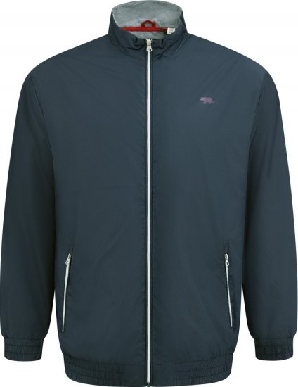 D555 Ealing Lightweight Zip Through Jacket With Zip Pockets Navy - Jackor - Stora jackor - 2XL-12XL