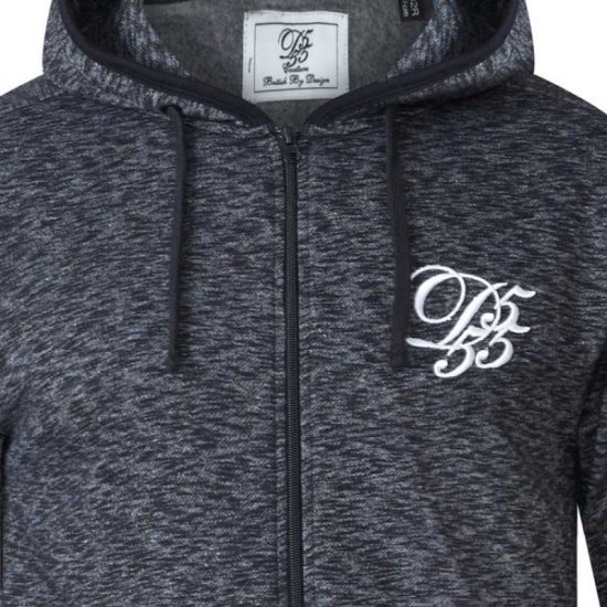 D555 Bennie Full zip Hoodie - Tröjor & hoodies - Stora hoodies & tröjor - 2XL-14XL