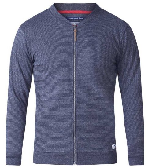 D555 Arnie Sweatshirt With Pocket Navy - Tröjor & Hoodies - Stora hoodies - 2XL-8XL