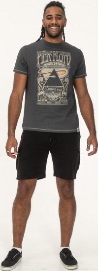 D555 HANLEY Official Pink Floyd Crew Neck T-Shirt Dark Grey - T-shirts - Stora T-shirts - 2XL-14XL