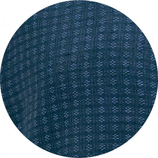 D555 Pontefract Jacquard Linen Mix Short Sleeve Shirt With Button Down Navy - Skjortor - Stora skjortor - 2XL-8XL