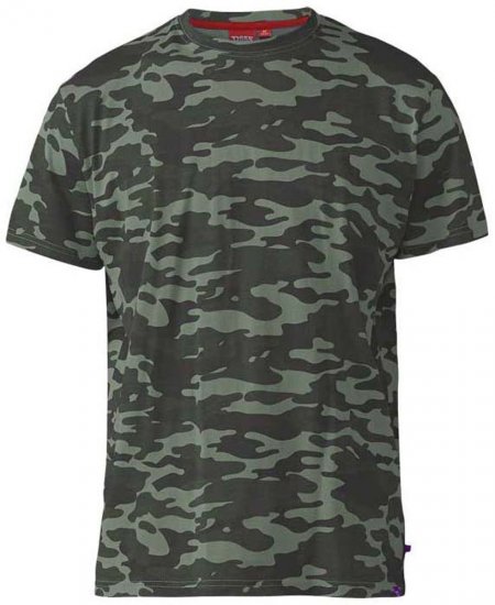 D555 Gaston T-shirt Camo Jungle - T-shirts - Stora T-shirts - 2XL-14XL
