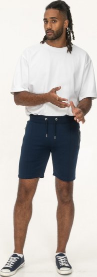 D555 Spalding Elasticated Waist Interlock Shorts Navy - Mjukisbyxor och -shorts - Mjukisbyxor & Mjukisshorts 2XL-12XL