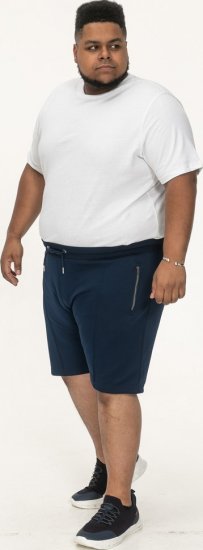 D555 Spalding Elasticated Waist Interlock Shorts Navy - Mjukisbyxor och -shorts - Mjukisbyxor & Mjukisshorts 2XL-12XL