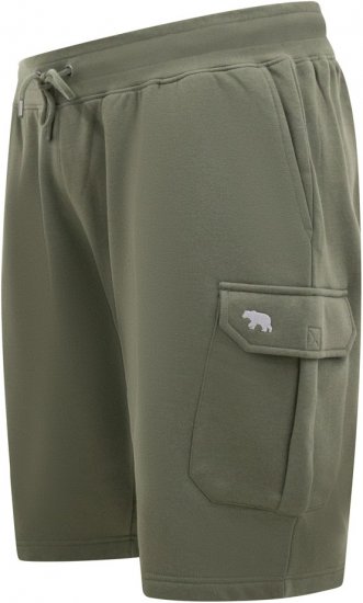 D555 Wigan 1 Elasticated Waist Fleece Cargo Shorts Khaki - Mjukisbyxor och -shorts - Mjukisbyxor & Mjukisshorts 2XL-12XL